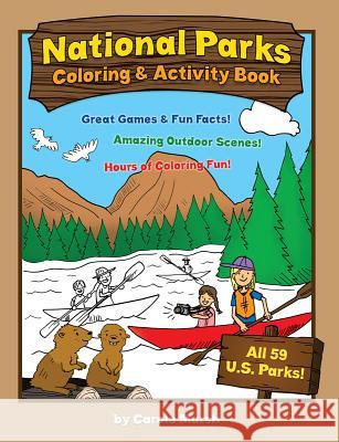 America's National Parks Coloring and Activity Book Carole Marsh 9780635124609 Gallopade International - książka