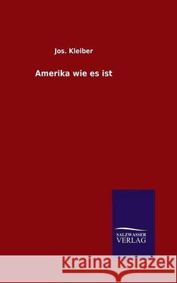 Amerika wie es ist Jos Kleiber 9783846083680 Salzwasser-Verlag Gmbh - książka