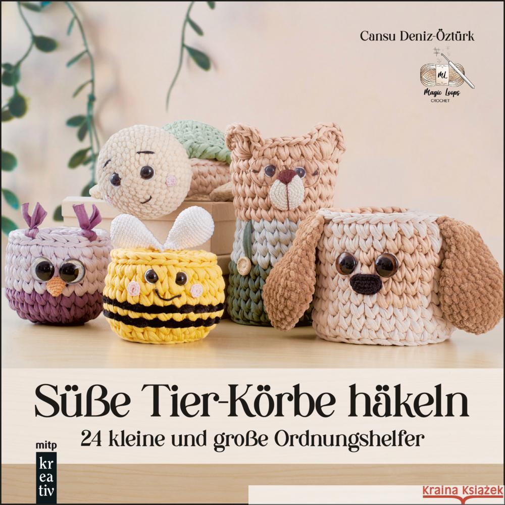 Amigurumi: Süße Tier-Körbe häkeln Deniz-Öztürk, Cansu 9783747510902 MITP - książka