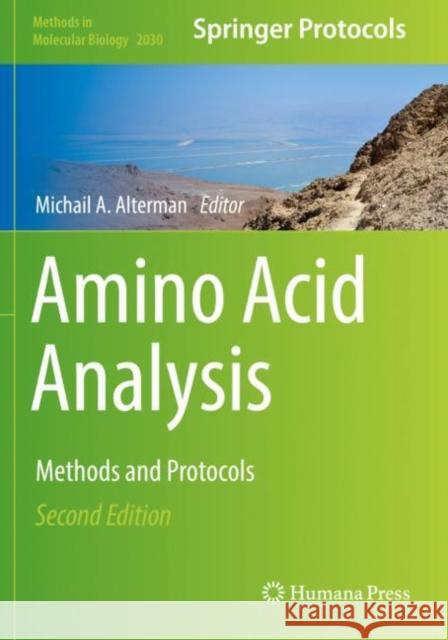 Amino Acid Analysis: Methods and Protocols Michail A. Alterman 9781493996414 Humana - książka