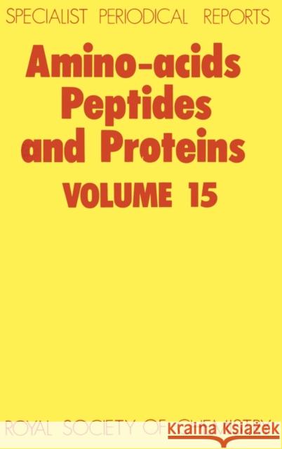 Amino Acids, Peptides and Proteins: Volume 15 Jones, J. H. 9780851861340 Royal Society of Chemistry - książka