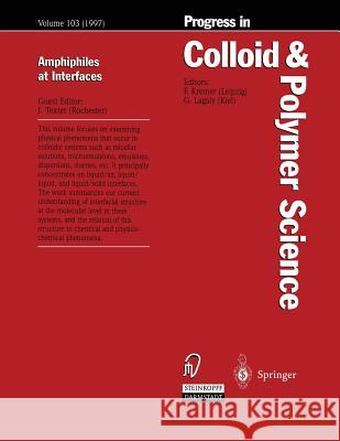 Amphiphiles at Interfaces John Texter 9783662157008 Steinkopff-Verlag Darmstadt - książka