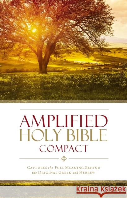 Amplified Holy Bible, Compact, Hardcover: Captures the Full Meaning Behind the Original Greek and Hebrew  9780310443995 Zondervan - książka