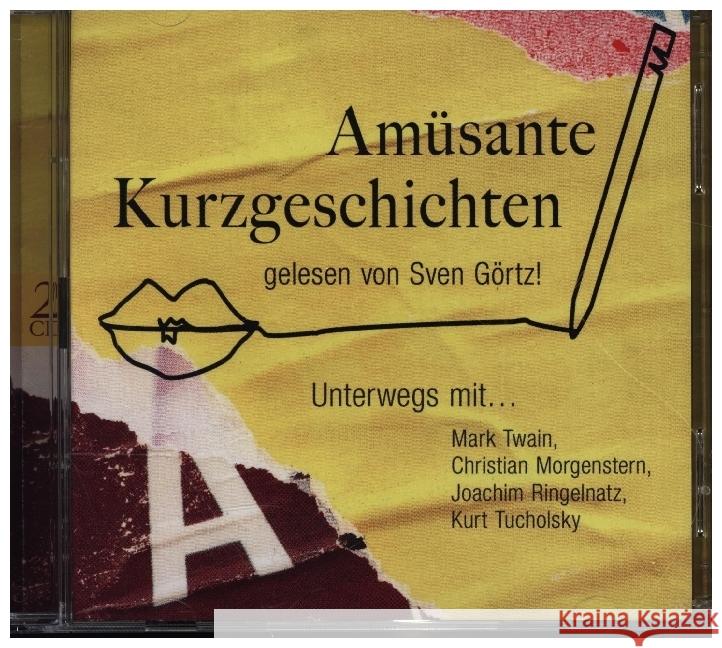 Amüsante Kurzgeschichten, 2 Audio-CD Diverse 9783959953115 ZYX Music - książka