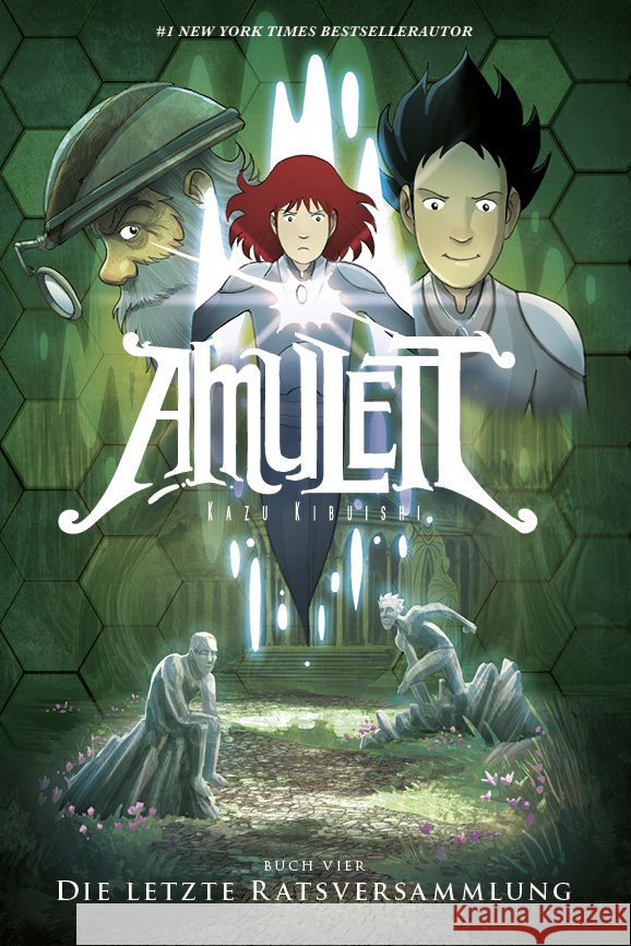 Amulett - Die letzte Ratsversammlung Kibuishi, Kazu 9783948638252 Adrian Verlag - książka