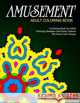 AMUSEMENT ADULT COLORING BOOK - Vol.7: relaxation coloring books for adults Charm, Jangle 9781518877063 Createspace - książka