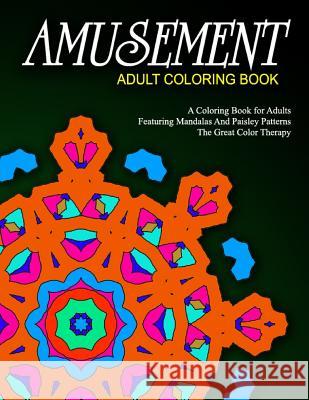 AMUSEMENT ADULT COLORING BOOK - Vol.9: relaxation coloring books for adults Charm, Jangle 9781518877087 Createspace - książka