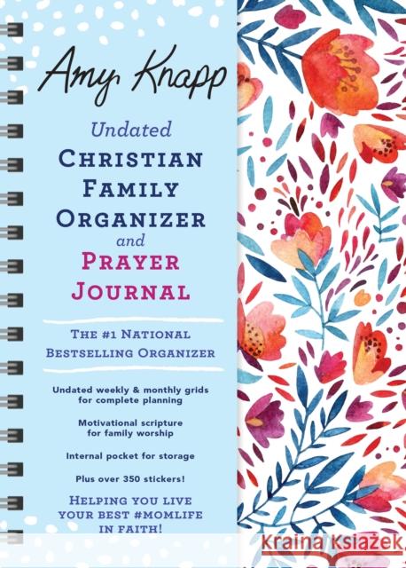 Amy Knapp Undated Christian Family Organizer and Prayer Journal Amy Knapp 9781728292182 Sourcebooks - książka