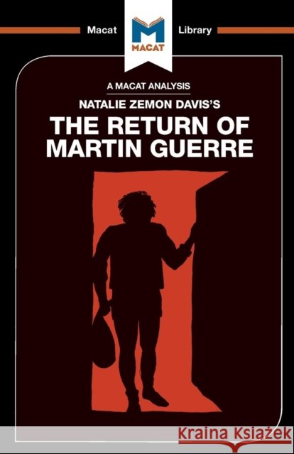 An Analysis of Natalie Zemon Davis's The Return of Martin Guerre Joseph Tendler 9781912127603 Macat International Limited - książka