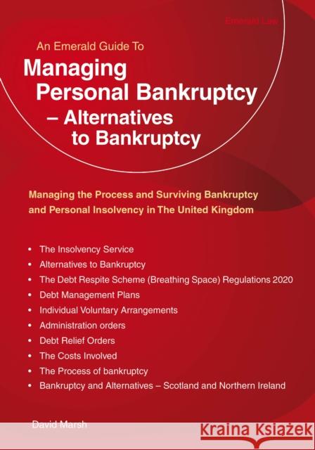 An Emerald Guide to Managing Personal Bankruptcy and Alternatives to Bankruptcy David Marsh 9781802363715 Straightforward Publishing - książka