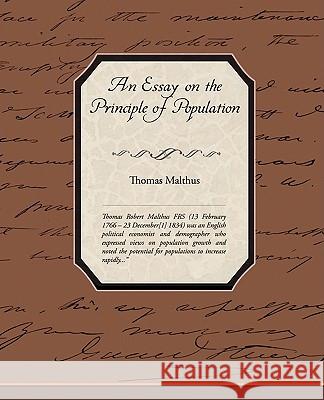 An Essay on the Principle of Population Thomas Malthus 9781438503837 Book Jungle - książka