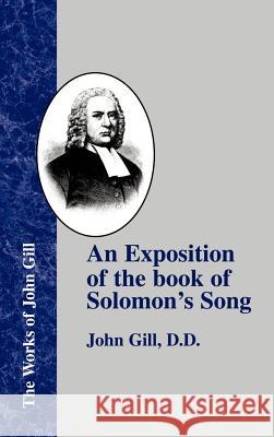 An Exposition of the Book of Solomon's Song John Gill 9781579784911 Baptist Standard Bearer - książka
