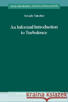 An Informal Introduction to Turbulence Arkady Tsinober 9781402001666 KLUWER ACADEMIC PUBLISHERS GROUP - książka