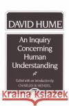 An Inquiry Concerning Human Understanding Hendel, Charles 9780023531101 Prentice Hall