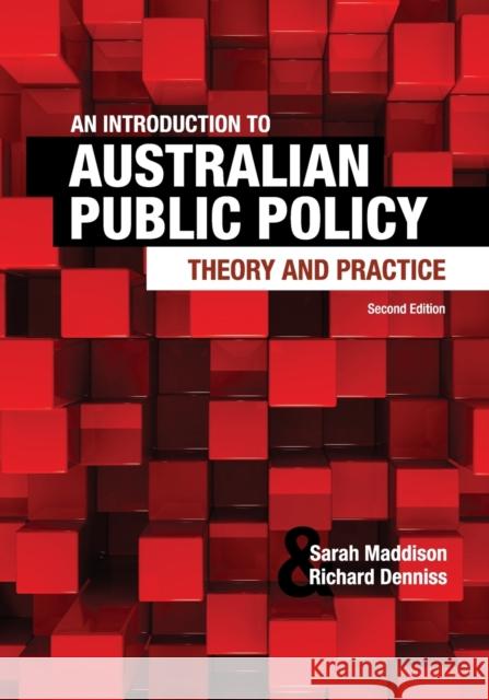 An Introduction to Australian Public Policy: Theory and Practice Maddison, Sarah 9781107658257  - książka