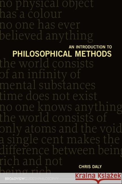 An Introduction to Philosophical Methods  9781551119342 Broadview Press Ltd - książka