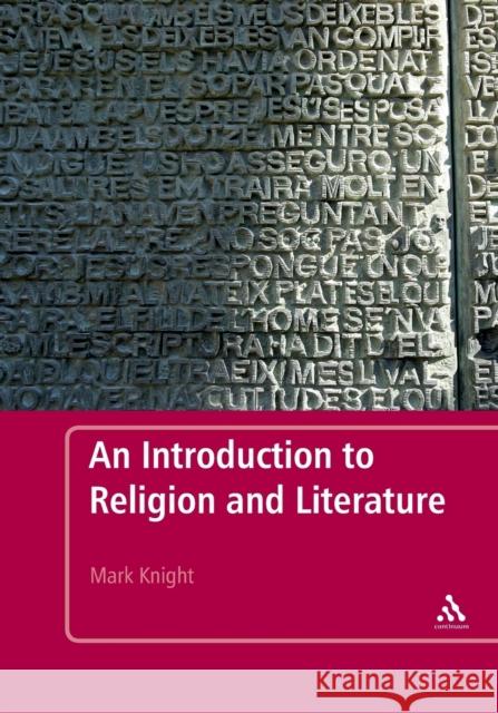 An Introduction to Religion and Literature Mark Knight 9780826497024  - książka