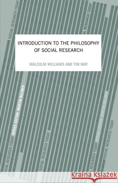 An Introduction to the Philosophy of Social Research May, Tim 9781857283129  - książka