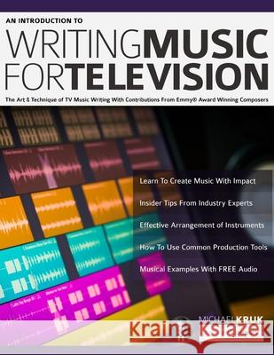 An Introduction to Writing Music For Television Mike Kruk Joseph Alexander Tim Pettingale 9781789330557 WWW.Fundamental-Changes.com - książka