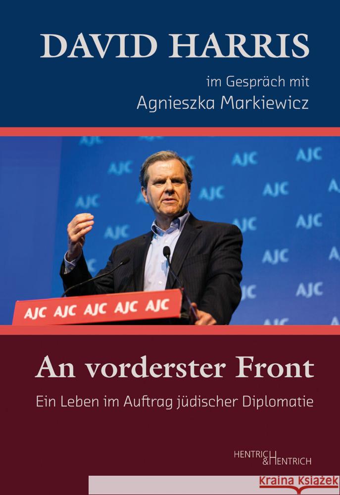 An vorderster Front Harris, David 9783955657291 Hentrich & Hentrich - książka