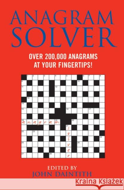 Anagram Solver Bloomsbury Publishing 9780713675108 Bloomsbury Publishing PLC - książka