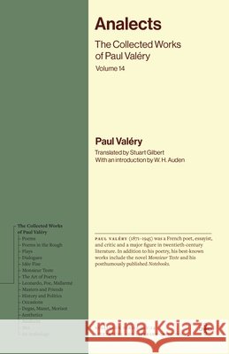 Analects Paul Valery 9780691293479 Princeton University Press - książka