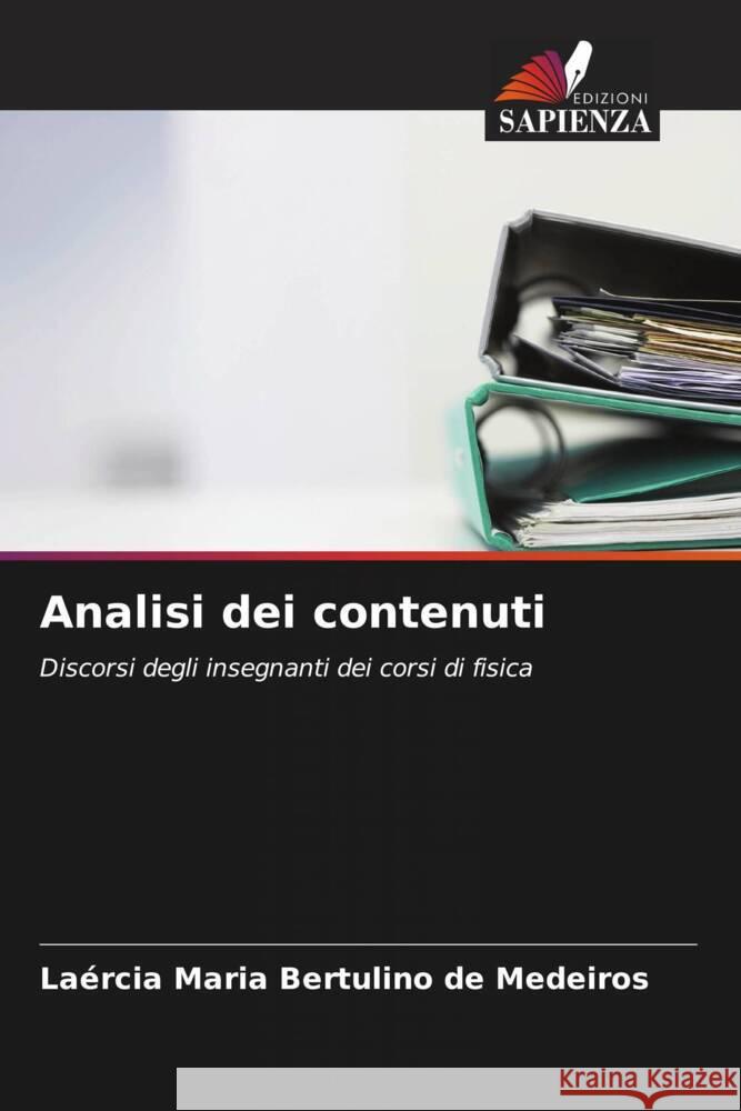 Analisi dei contenuti Bertulino de Medeiros, Laércia Maria 9786208591267 Edizioni Sapienza - książka