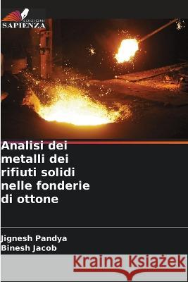 Analisi dei metalli dei rifiuti solidi nelle fonderie di ottone Jignesh Pandya Binesh Jacob 9786205623497 Edizioni Sapienza - książka