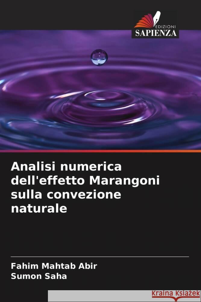 Analisi numerica dell'effetto Marangoni sulla convezione naturale Abir, Fahim Mahtab, Saha, Sumon 9786204912349 Edizioni Sapienza - książka