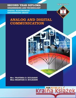 ANALOG AND DIGITAL COMMUNICATION Course Code 22424 Pratibhad Mr 9789388293860 Nirali Prakashan - książka