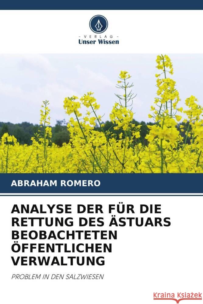 Analyse Der F?r Die Rettung Des ?stuars Beobachteten ?ffentlichen Verwaltung Abraham Romero 9786207198726 Verlag Unser Wissen - książka