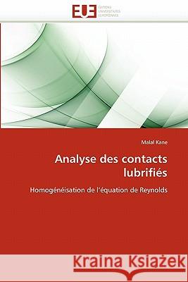 Analyse Des Contacts Lubrifiés Kane-M 9786131531804 Editions Universitaires Europeennes - książka