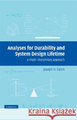 Analyses Durab Sys Design Lifetime Saleh, Joseph H. 9780521867894 Cambridge University Press - książka