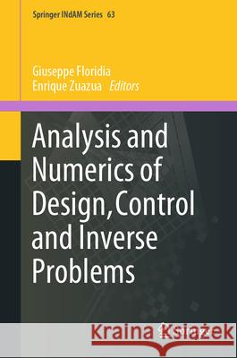 Analysis and Numerics of Design, Control and Inverse Problems Giuseppe Floridia Enrique Zuazua 9789819661817 Springer - książka