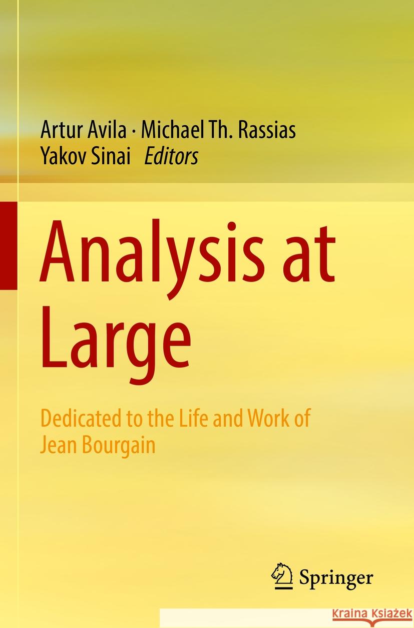 Analysis at Large  9783031053337 Springer International Publishing - książka