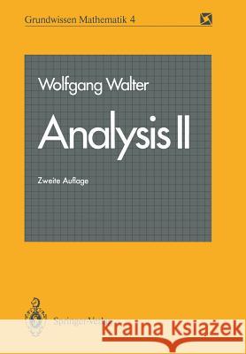 Analysis II Wolfgang Walter 9783540545668 Springer-Verlag Berlin and Heidelberg GmbH &  - książka