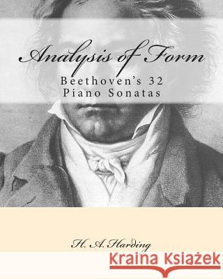 Analysis of Form: Beethoven's 32 Piano Sonatas H. a. Harding Paul M. Fleury 9781505289879 Createspace - książka