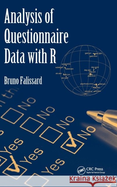 Analysis of Questionnaire Data with R Bruno Falissard 9781439817667  - książka