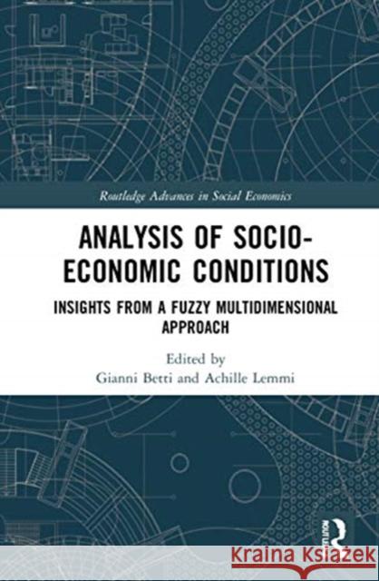 Analysis of Socio-Economic Conditions: Insights from a Fuzzy Multi-Dimensional Approach Betti, Gianni 9780367514068 Routledge - książka