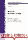 Analytic Number Theory Emmanuel Kowalski 9781470467708 American Mathematical Society
