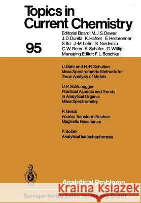 Analytical Problems U. Bahr P. Bocek R. Geick 9783662153789 Springer - książka