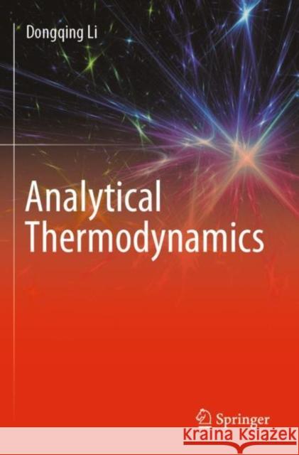 Analytical Thermodynamics Dongqing Li 9783030905194 Springer - książka