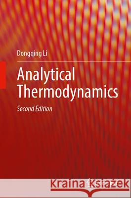 Analytical Thermodynamics Dongqing Li 9783031713996 Springer - książka