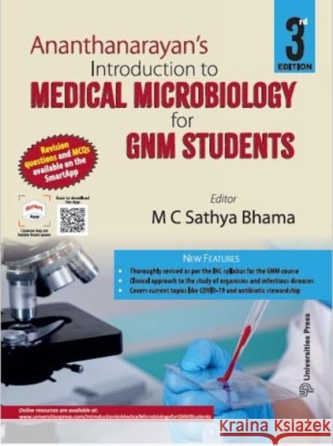 Ananthanarayan's Introduction to Medical Microbiology for GNM Students Sathya Bhama 9789393330574 Universities Press - książka