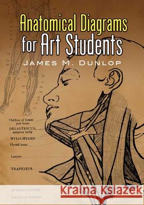 Anatomical Diagrams for Art Students James M. Dunlop 9780486457758 Dover Publications - książka