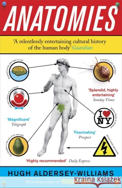 Anatomies : The Human Body, Its Parts and The Stories They Tell Hugh Aldersey Williams 9780670920723 PENGUIN GROUP - książka