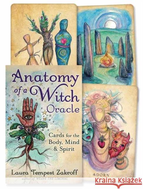 Anatomy of a Witch Oracle: Cards for the Body, Mind & Spirit Laura Tempest Zakroff 9780738769820 Llewellyn Publications - książka