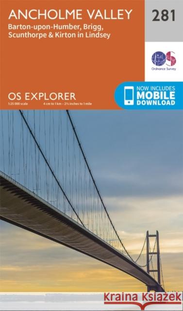Ancholme Valley Ordnance Survey 9780319244784 Ordnance Survey - książka