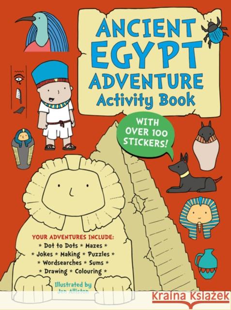 Ancient Egypt Adventure Activity Book Jen Alliston   9781787080362 Button Books - książka