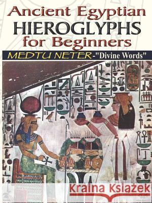 Ancient Egyptian Hieroglyphs for Beginners - Medtu Neter- Divine Words Muata Ashby 9781884564420 Sema Institute / C.M. Book Publishing - książka